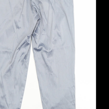 Womens UK Size 8 River Island Regular Fit Dress Pants Blue Trousers