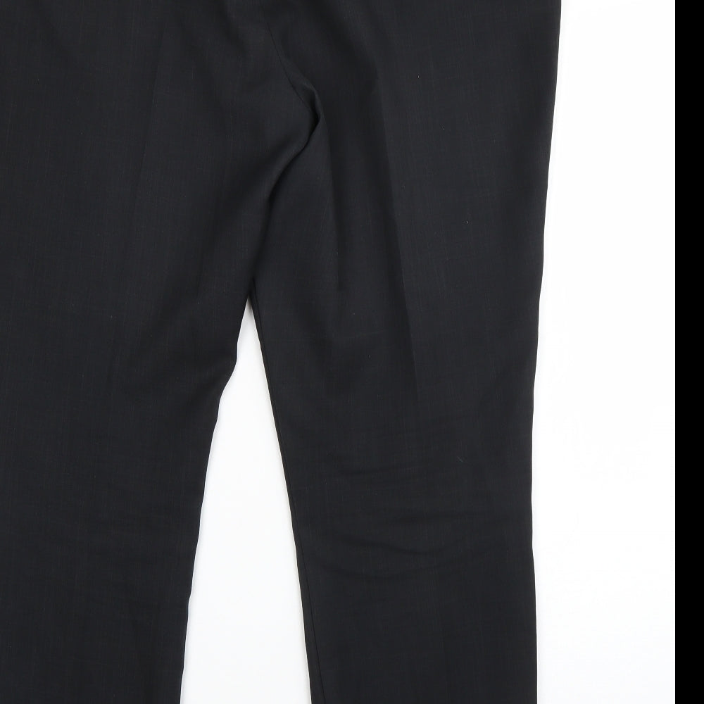 Womens UK Size 20 Papaya Regular Fit Dress Pants Grey Trousers