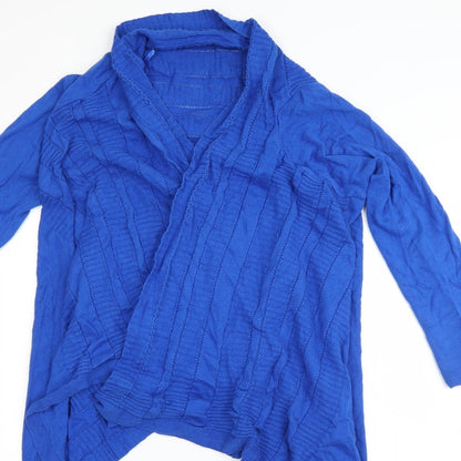 Womens UK Size M M&S Blue Cardigan Jumper
