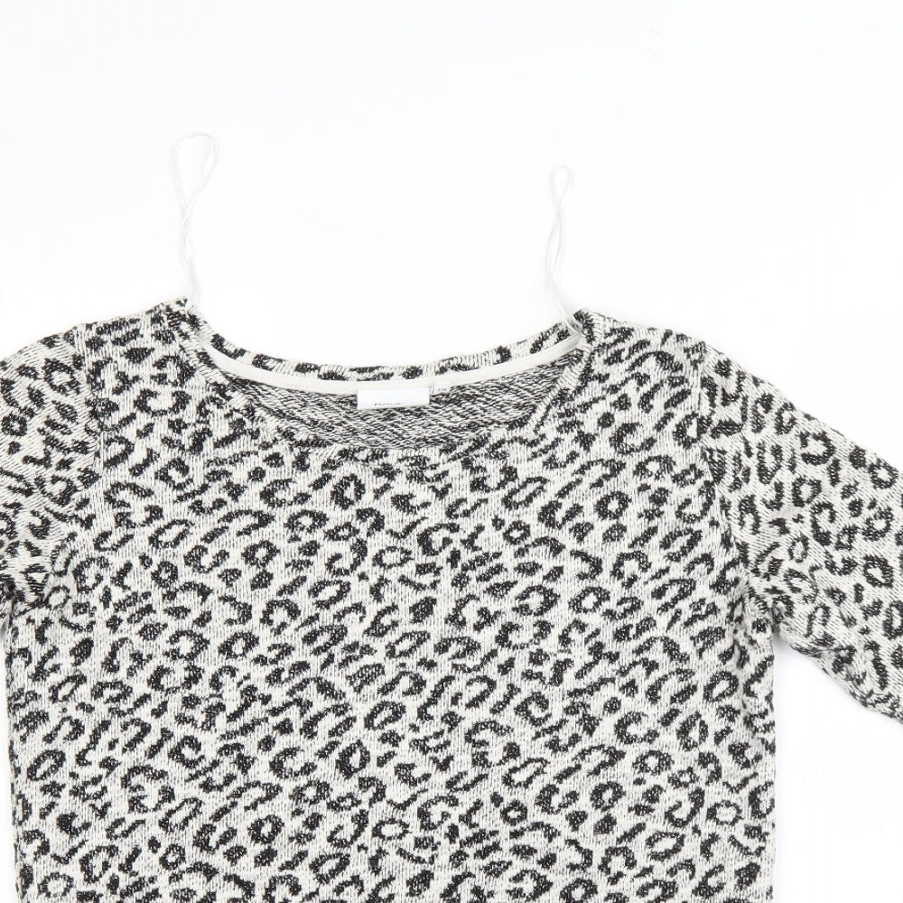 Womens UK Size 10 NEXT White Pullover Jumper
