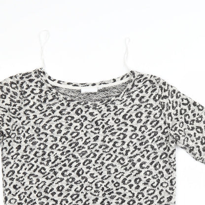 Womens UK Size 10 NEXT White Pullover Jumper