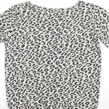 Womens UK Size 10 NEXT White Pullover Jumper