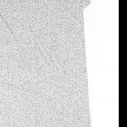 Atmosphere Womens Grey  Polyester T-Shirt Dress  Size 8  Mock Neck