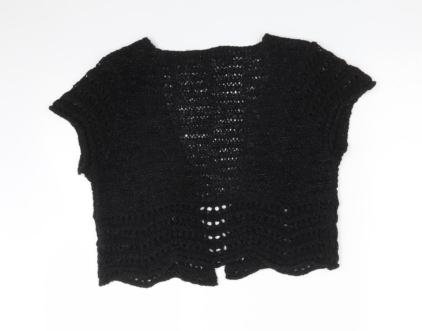 Womens UK Size 14 Per Una Black Cardigan Jumper