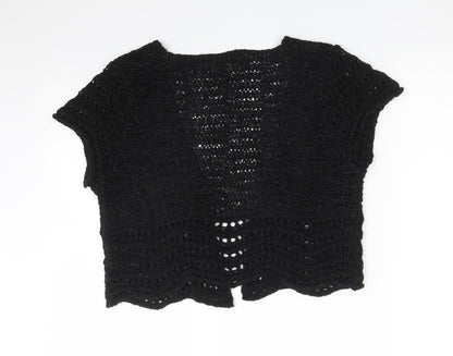Womens UK Size 14 Per Una Black Cardigan Jumper