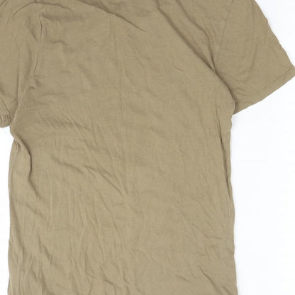 Mens UK Size S H&M Green  T-Shirt