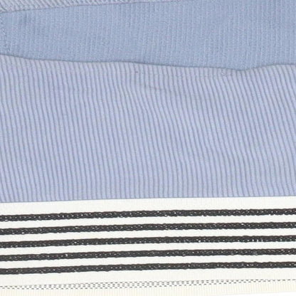 Womens UK Size 10 Topshop Blue Basic T-Shirt
