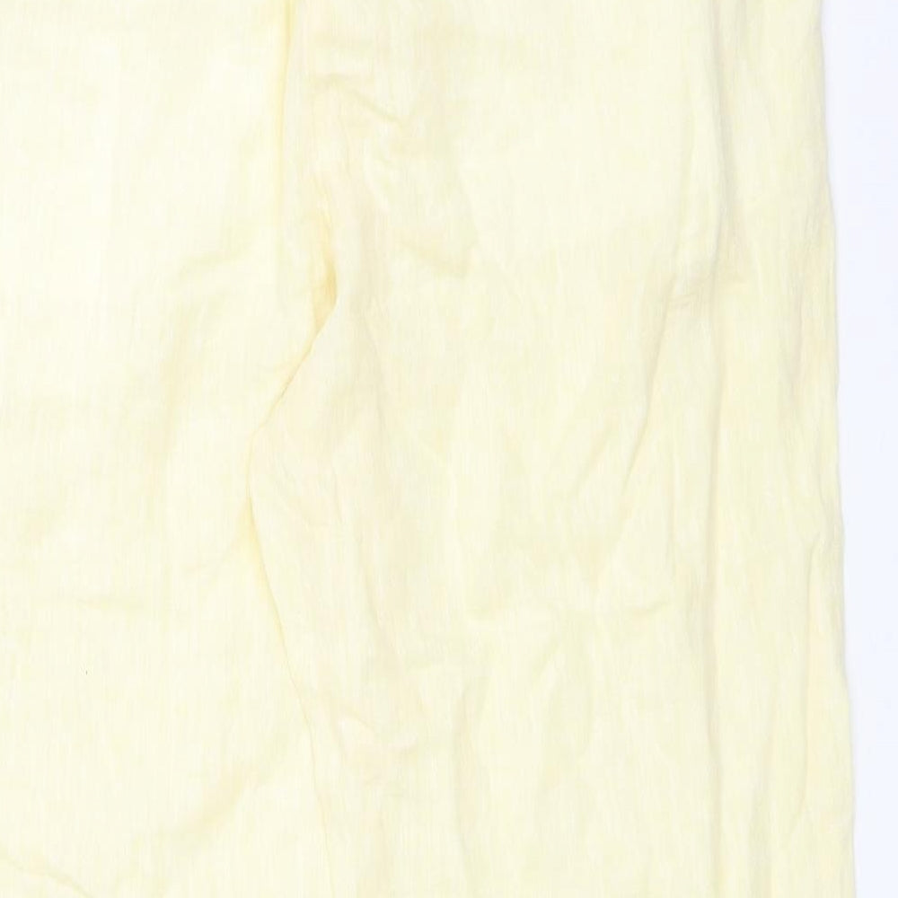 Womens UK Size 16 M&S Regular Fit  Yellow Trousers