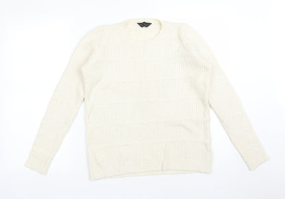 Womens UK Size 10 Dorothy Perkins White Pullover Jumper