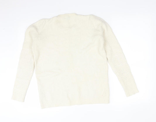 Womens UK Size 10 Dorothy Perkins White Pullover Jumper