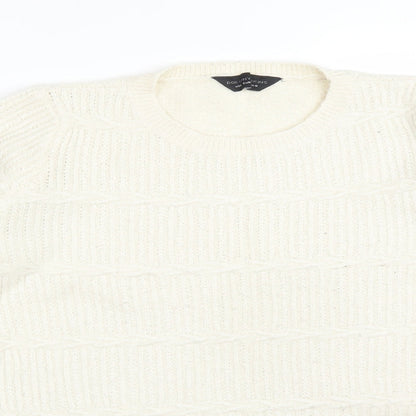 Womens UK Size 10 Dorothy Perkins White Pullover Jumper