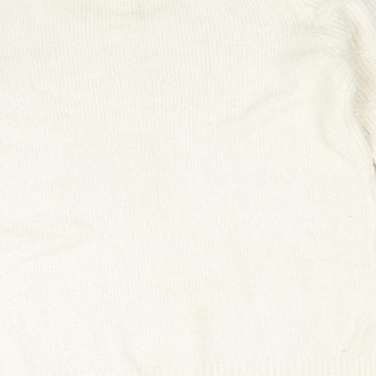 Womens UK Size 10 Dorothy Perkins White Pullover Jumper