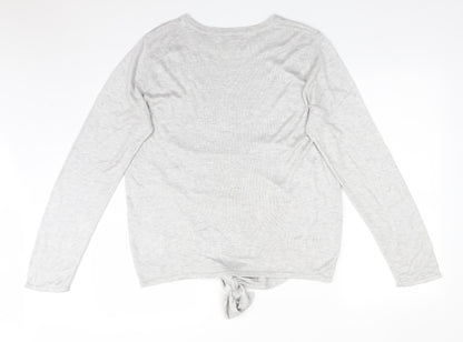 Womens UK Size 16 NEXT Grey Basic T-Shirt