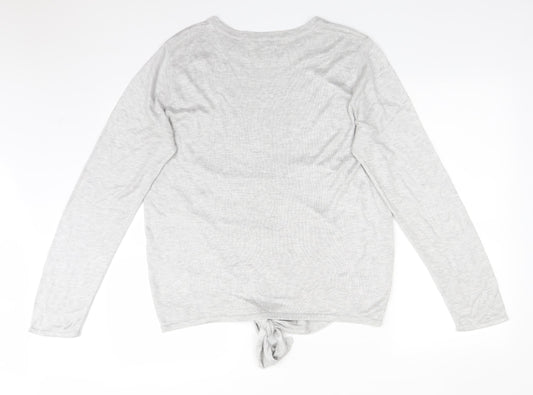 Womens UK Size 16 NEXT Grey Basic T-Shirt