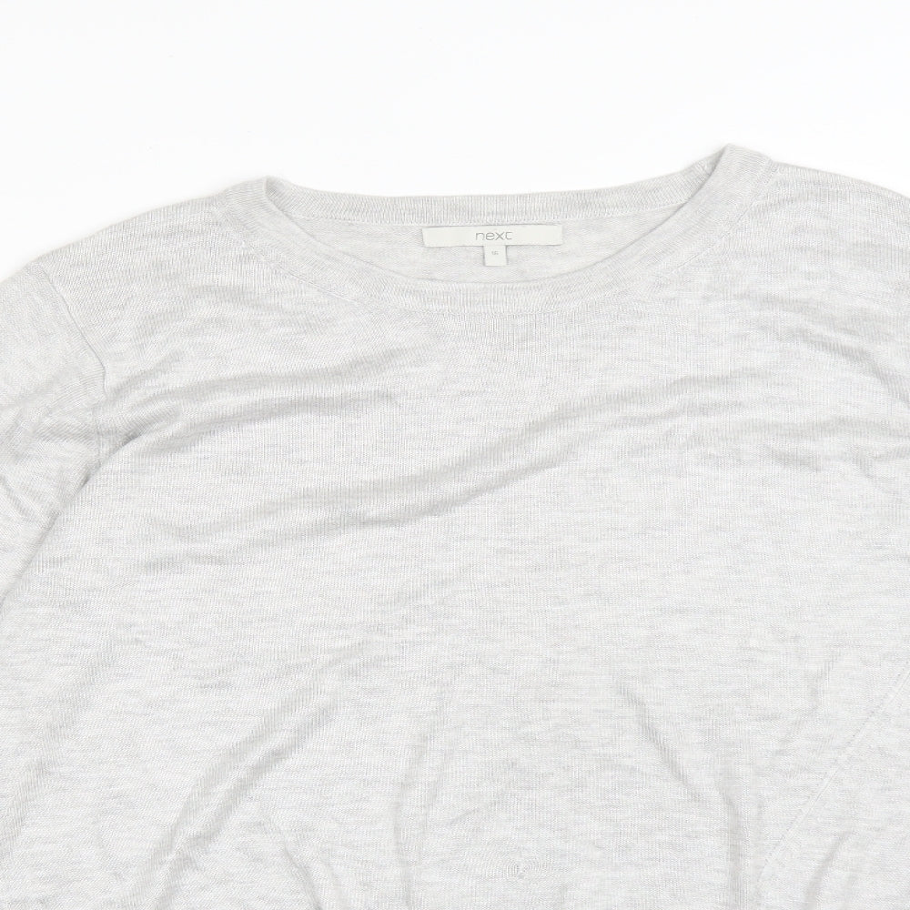 Womens UK Size 16 NEXT Grey Basic T-Shirt