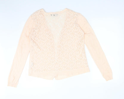Womens UK Size M Atmosphere Orange Cardigan Jumper