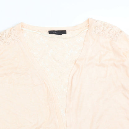 Womens UK Size M Atmosphere Orange Cardigan Jumper