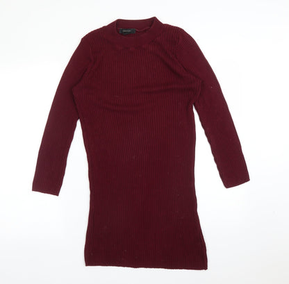 Atmosphere Womens Red Striped Viscose Bodycon  Size 12