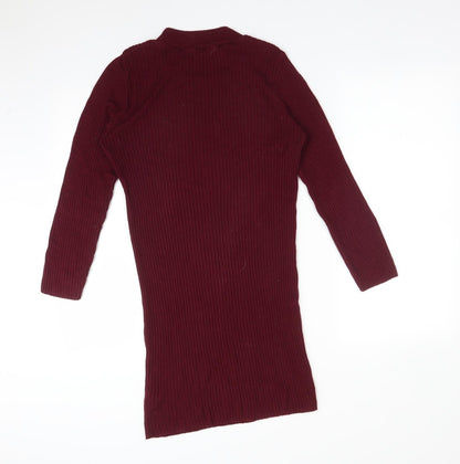 Atmosphere Womens Red Striped Viscose Bodycon  Size 12