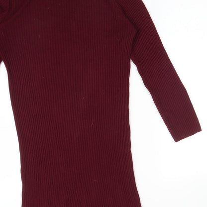 Atmosphere Womens Red Striped Viscose Bodycon  Size 12