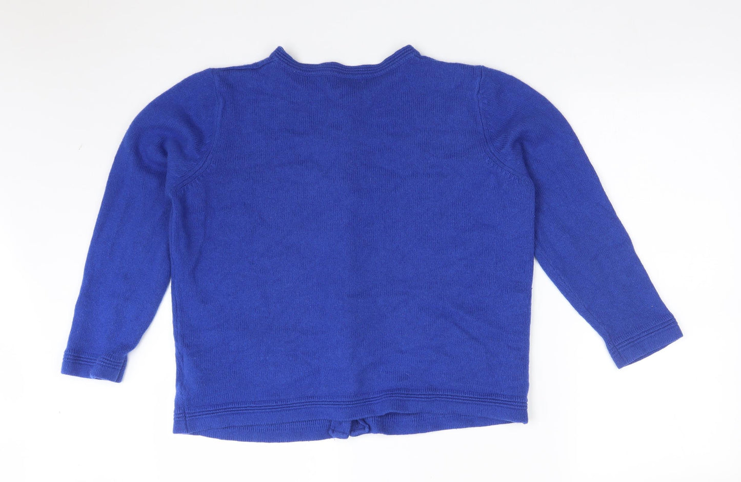 Womens UK Size 16 M&S Blue Cardigan Jumper