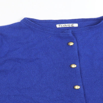 Womens UK Size 16 M&S Blue Cardigan Jumper