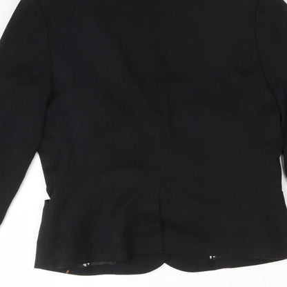 Womens UK Size 12 H&M Regular Black Suit Jacket