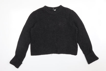 Womens UK Size L H&M Grey Pullover Jumper