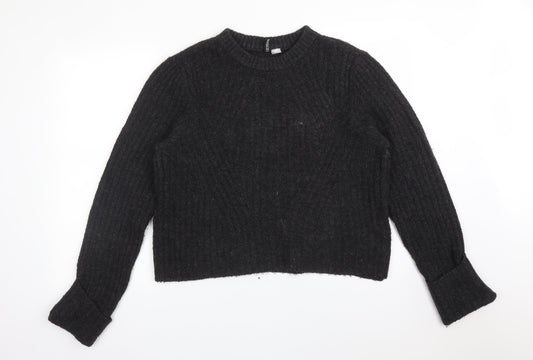 Womens UK Size L H&M Grey Pullover Jumper