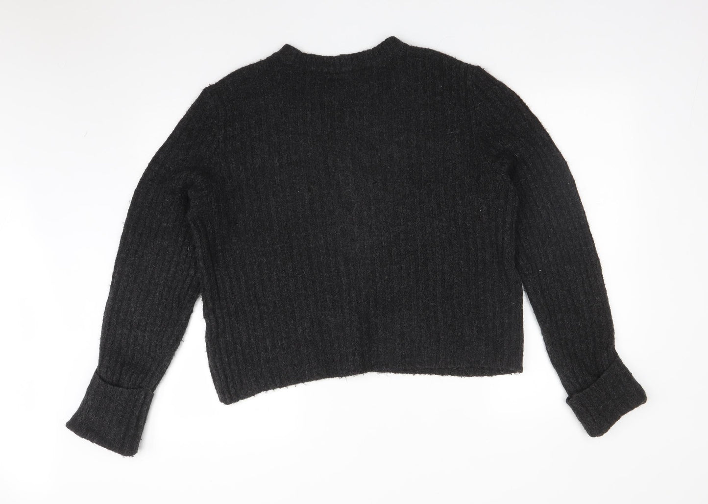 Womens UK Size L H&M Grey Pullover Jumper