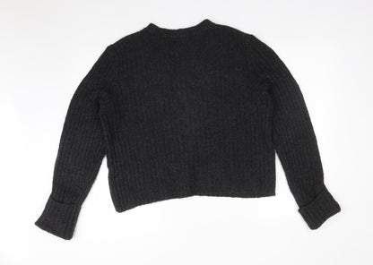 Womens UK Size L H&M Grey Pullover Jumper