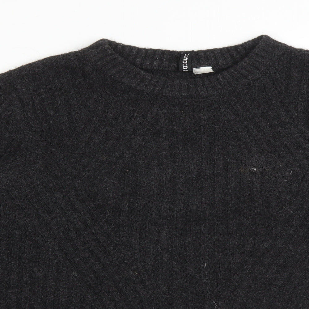 Womens UK Size L H&M Grey Pullover Jumper