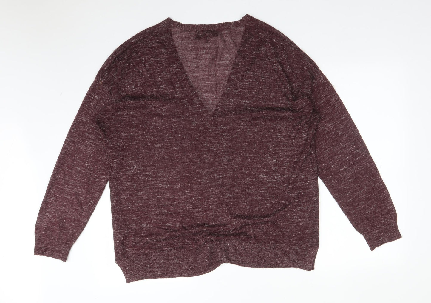 Womens UK Size 16 NEXT Red Cardigan Jumper