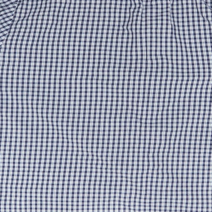 Mens UK Size M Marks and Spencer Blue  Button-Up Long Sleeve Casual Shirt