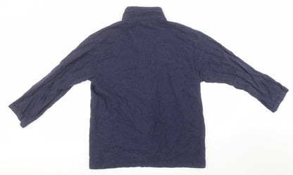 Mens UK Size L Preworn Blue  Button-Up Long Sleeve Casual Shirt