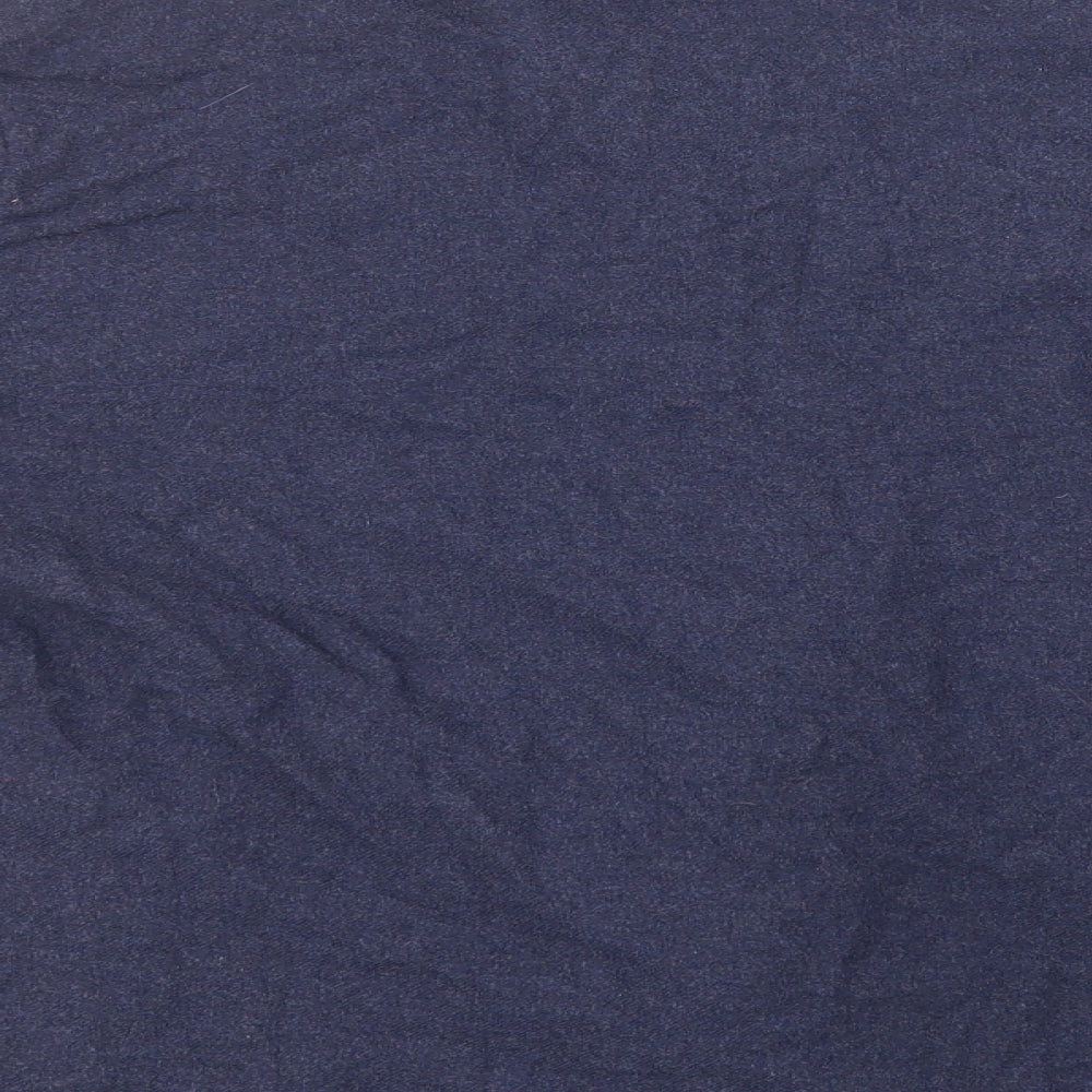 Mens UK Size L Preworn Blue  Button-Up Long Sleeve Casual Shirt