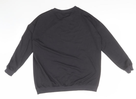 SheIn Womens Green Round Neck  Cotton Pullover Jumper Size S   - Heartbeat