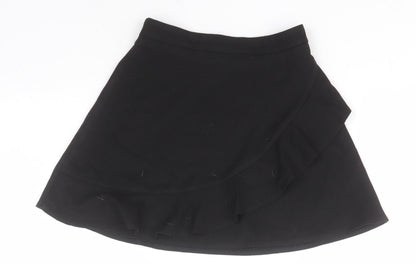 George Girls Black  Polyester A-Line Skirt Size 5-6 Years  Regular