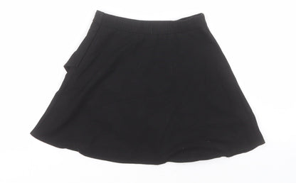 George Girls Black  Polyester A-Line Skirt Size 5-6 Years  Regular