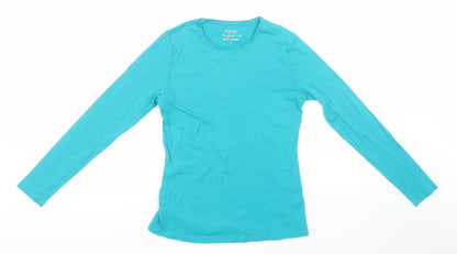 Womens UK Size 14 Papaya Green Pullover Jumper