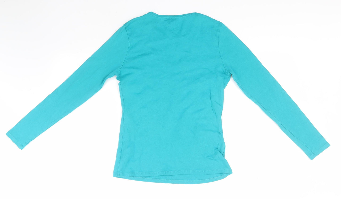Womens UK Size 14 Papaya Green Pullover Jumper
