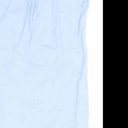 Womens UK Size 6 Atmosphere Blue Basic T-Shirt