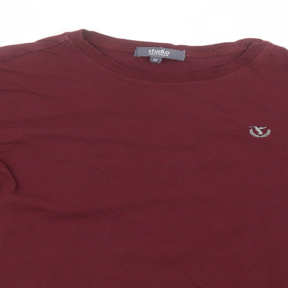 Womens UK Size M Studio Red Pullover Jumper