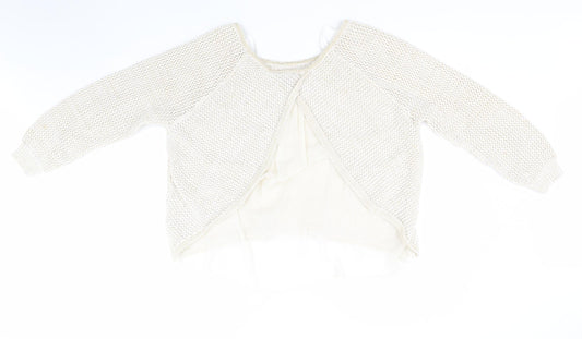 George Womens Gold Round Neck  Cotton Pullover Jumper Size 20