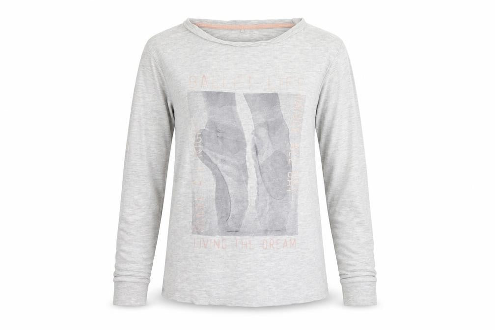 Front view of George girls’ grey cotton basic t-shirt, size 10-11, years round neck