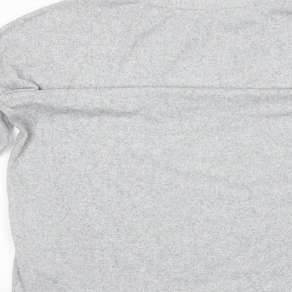 F&F Womens Grey Round Neck  Polyester Pullover Jumper Size 20