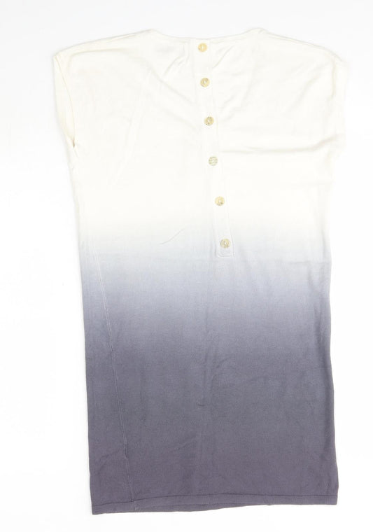 Love Label Womens Multicoloured  Viscose Jumper Dress  Size 8  Round Neck