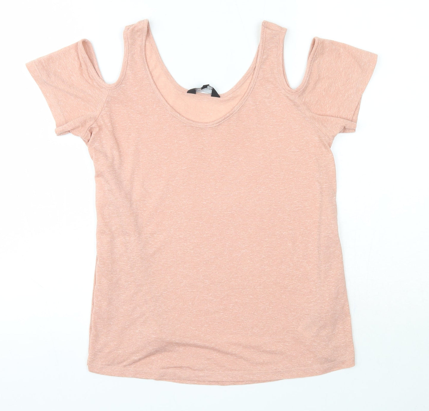 Womens UK Size 6 New Look Pink Basic Blouse
