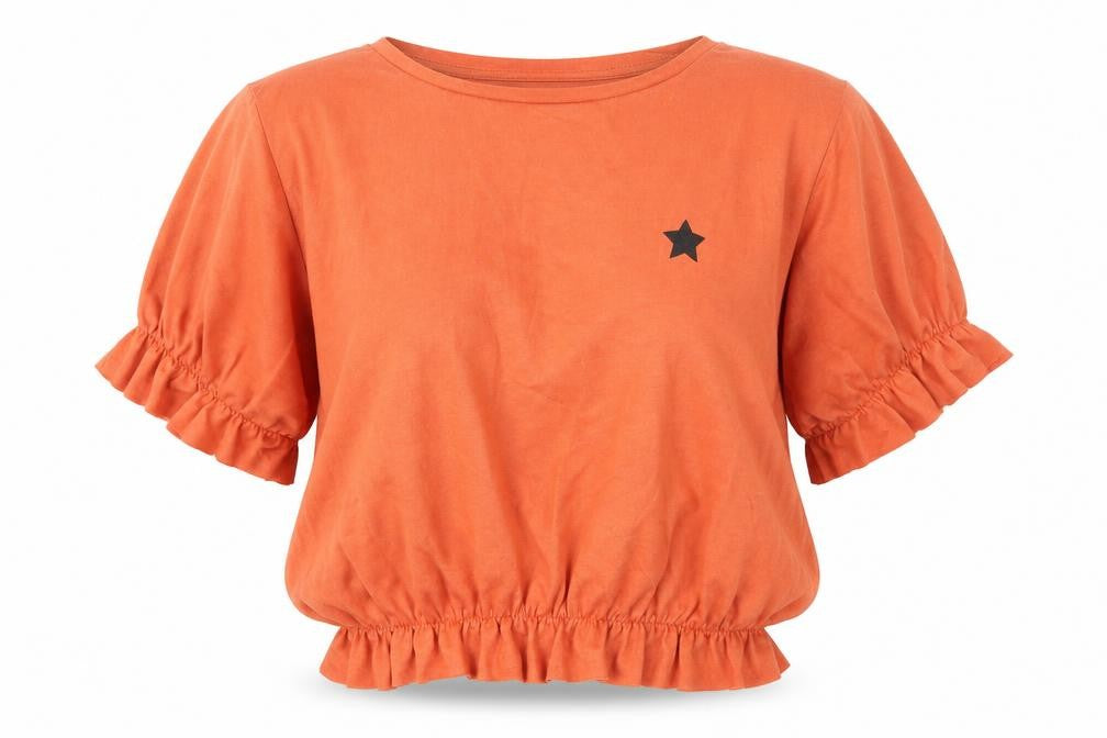 Womens UK Size M Primark Orange Basic Blouse