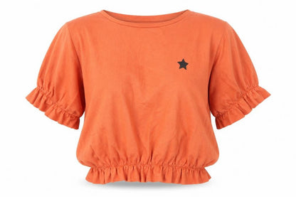 Womens UK Size M Primark Orange Basic Blouse